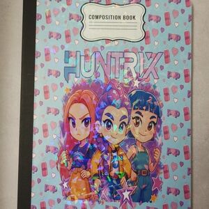5pcs - HUNTRIX Composition Book Set with Colorful Anime Design